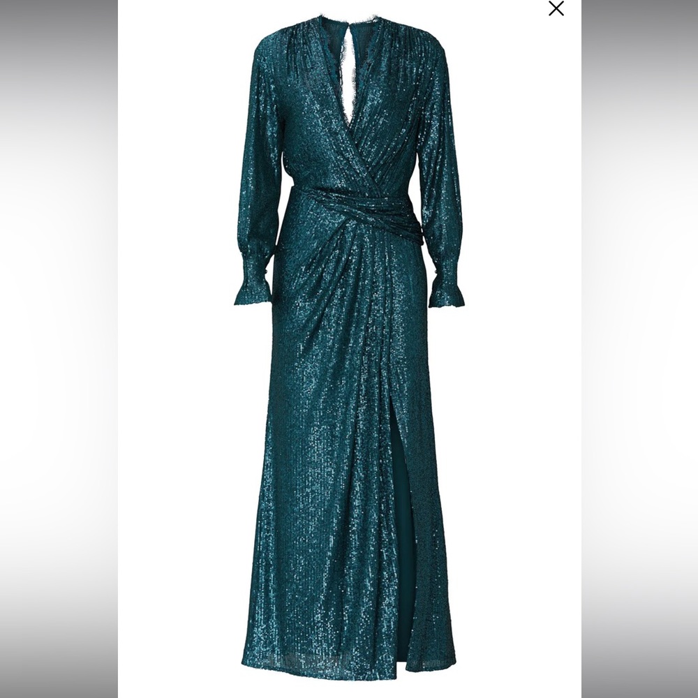 Price Droppedjonathan Simkhai Sequin Drape Front … - image 5